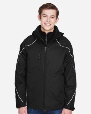 123935_omf_fl Men's Angle 3-In-1 Jacket with Bonded Fleece Liner